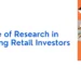 The Role of Research in Protecting Retail Investors